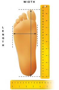 foot sizing chart